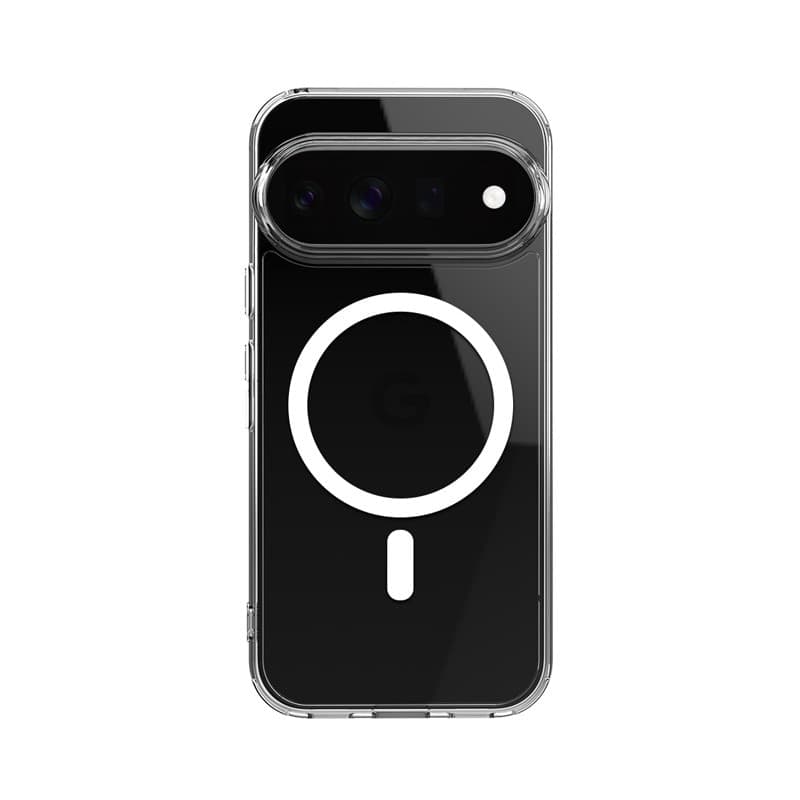 Crong Hybrid Clear Magnetic - Custodia MagSafe per Google Pixel 11 (Trasparente) - 4