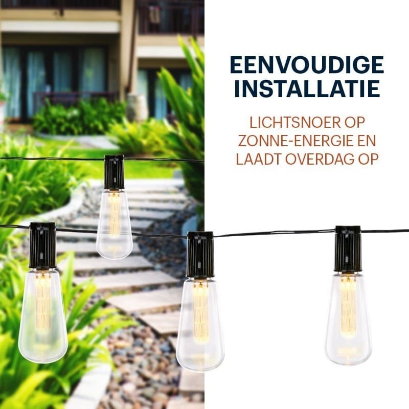 Grundig - Solar Garden LED Lights 3.35 m - 2