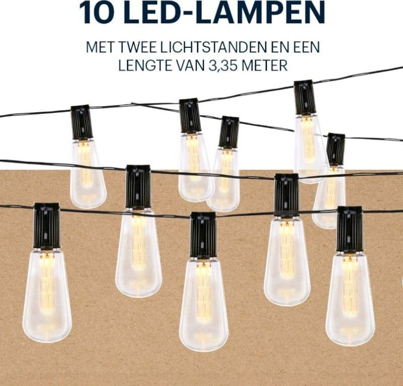 Grundig - Solar Garden LED Lights 3.35 m - 3
