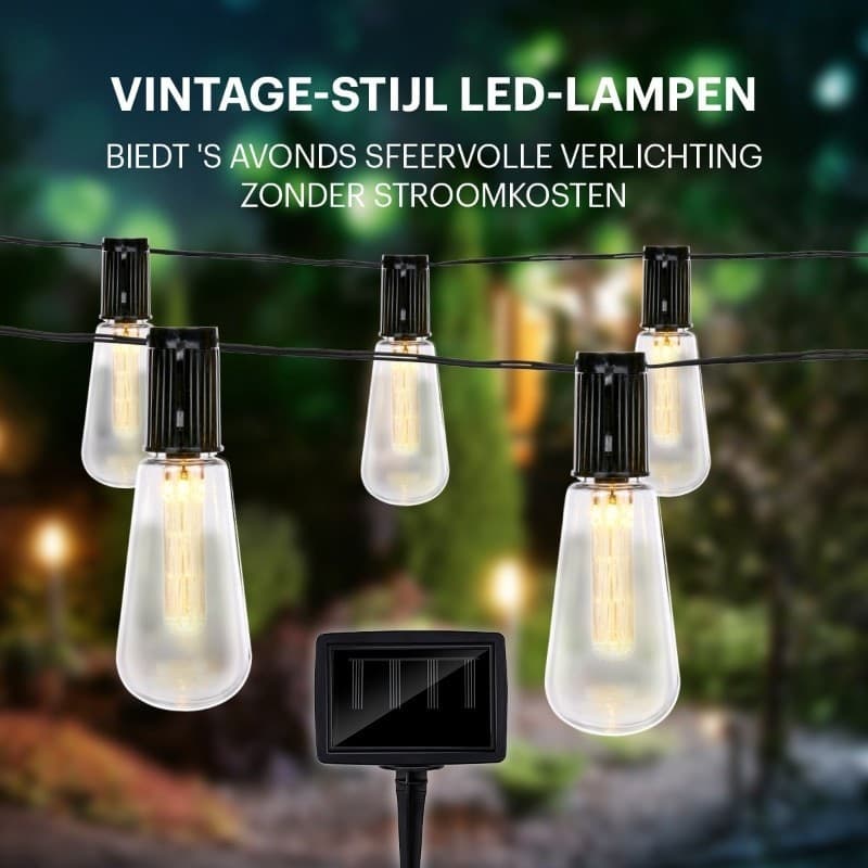 Grundig - Solar Garden LED Lights 3.35 m - 4