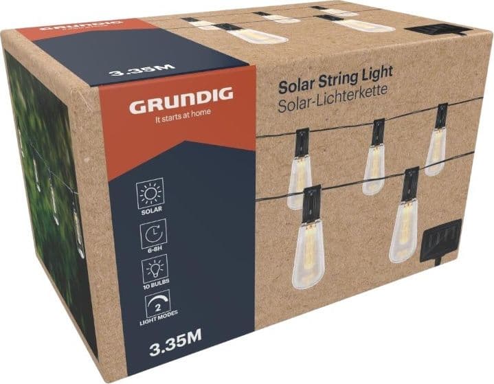 Grundig - Solar Garden LED Lights 3.35 m - 7