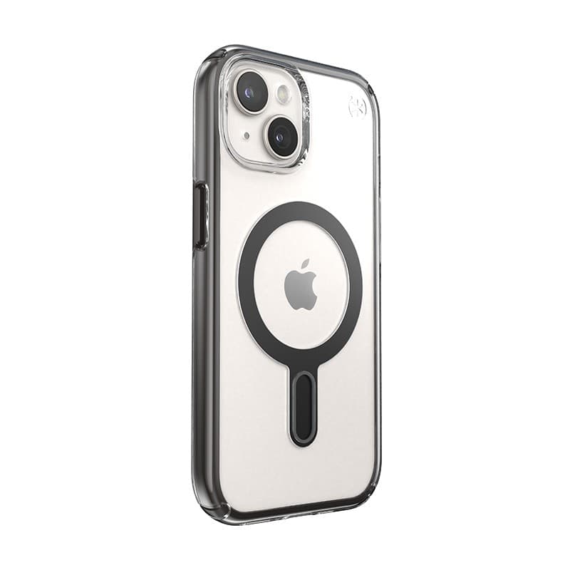 Speck Presidio Perfect-Clear ClickLock & MagSafe - Custodia per iPhone 16e / iPhone 15 / iPhone 14 / iPhone 13 (Trasparente / Ne - 8