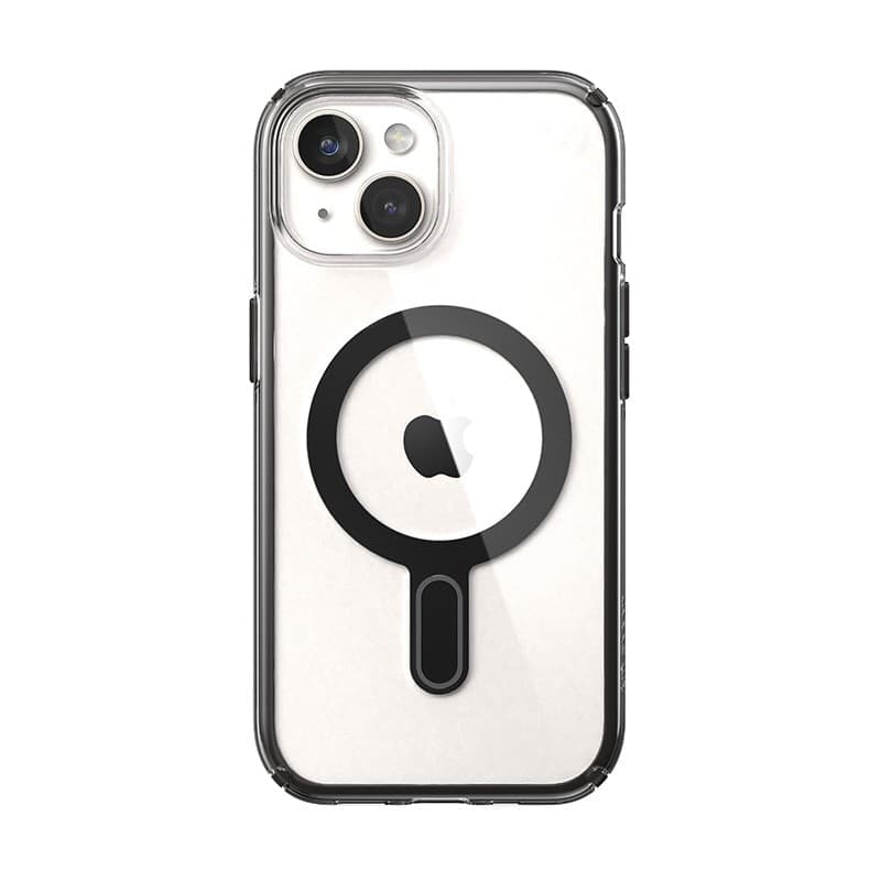 Speck Presidio Perfect-Clear ClickLock & MagSafe - Custodia per iPhone 16e / iPhone 15 / iPhone 14 / iPhone 13 (Trasparente / Ne - 10