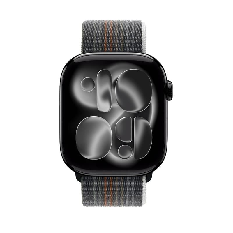 Cinturino sportivo Crong in nylon per Apple Watch 44/45/46/49 mm (Midnight Run) - 3