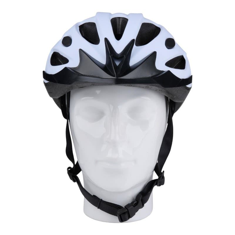 Dunlop - Casco da MTB regolabile, taglia L 58-61 cm (bianco-nero) - 5