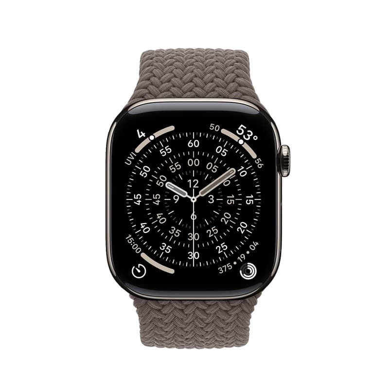 Cinturino intrecciato Crong Wave per Apple Watch 44/45/46/49 mm (marrone) - 2