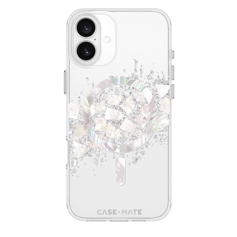Case-Mate Karat MagSafe - Case for iPhone 16 Plus with Pearl Inlay (A Touch of Pearl) - 2