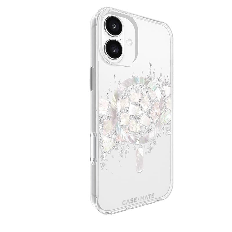Case-Mate Karat MagSafe - Case for iPhone 16 Plus with Pearl Inlay (A Touch of Pearl) - 3