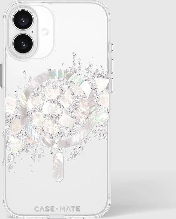 Case-Mate Karat MagSafe - Case for iPhone 16 Plus with Pearl Inlay (A Touch of Pearl) - 9