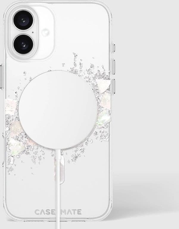 Case-Mate Karat MagSafe - Case for iPhone 16 Plus with Pearl Inlay (A Touch of Pearl) - 10