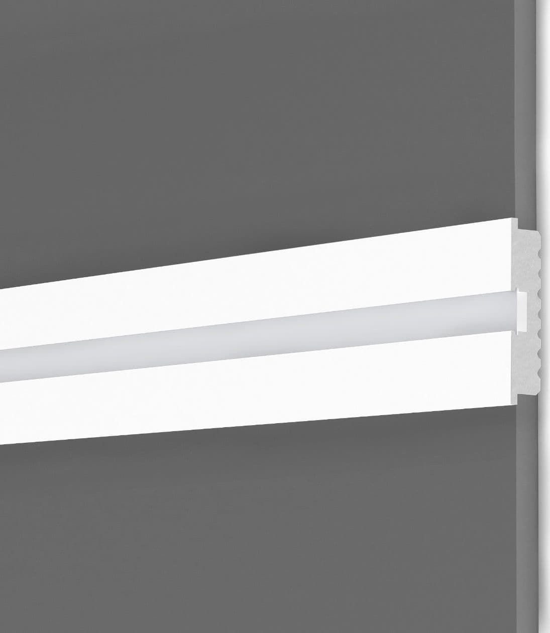 Profilo LED da Incasso per Cartongesso in Polimero 17x80x2700 mm – JX183 – Venduto al Metro Lineare - 9