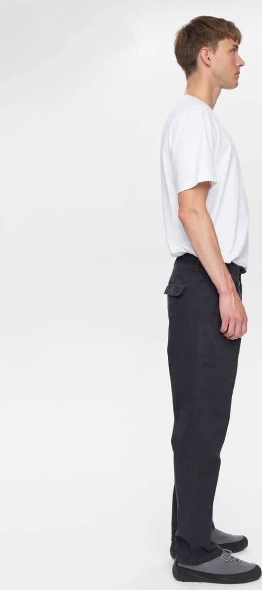 Pantaloni Anerkjendt Akjan Cotton Pleat Ela - 10