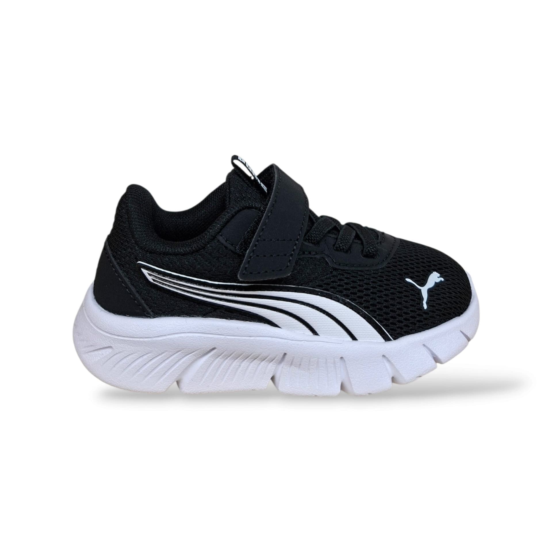 Puma Flex Focus 311523 Sneakers Bambini e Ragazzi Nero Bianco | Laccio Elastico Velcro Leggere Flessibili Scuola Sport | Taglie 24-35 | Scarpetteria Gica - 7