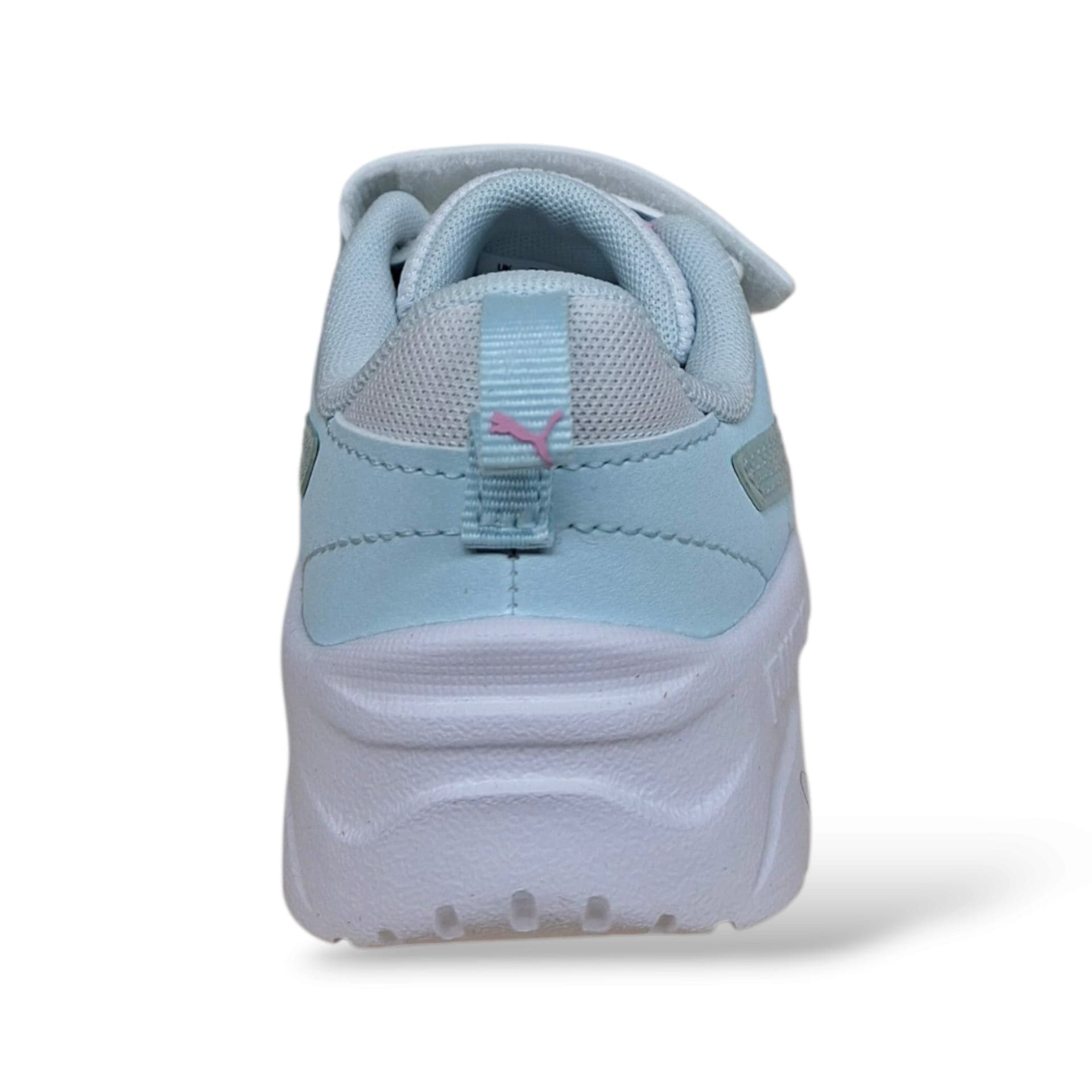 Puma Trinity 407529 Sneakers Bambine Celeste Rosa | Laccio Elastico Velcro Leggere Comode Prima Scarpa Sportiva | Taglie 20-27 | Scarpetteria Gica - 3