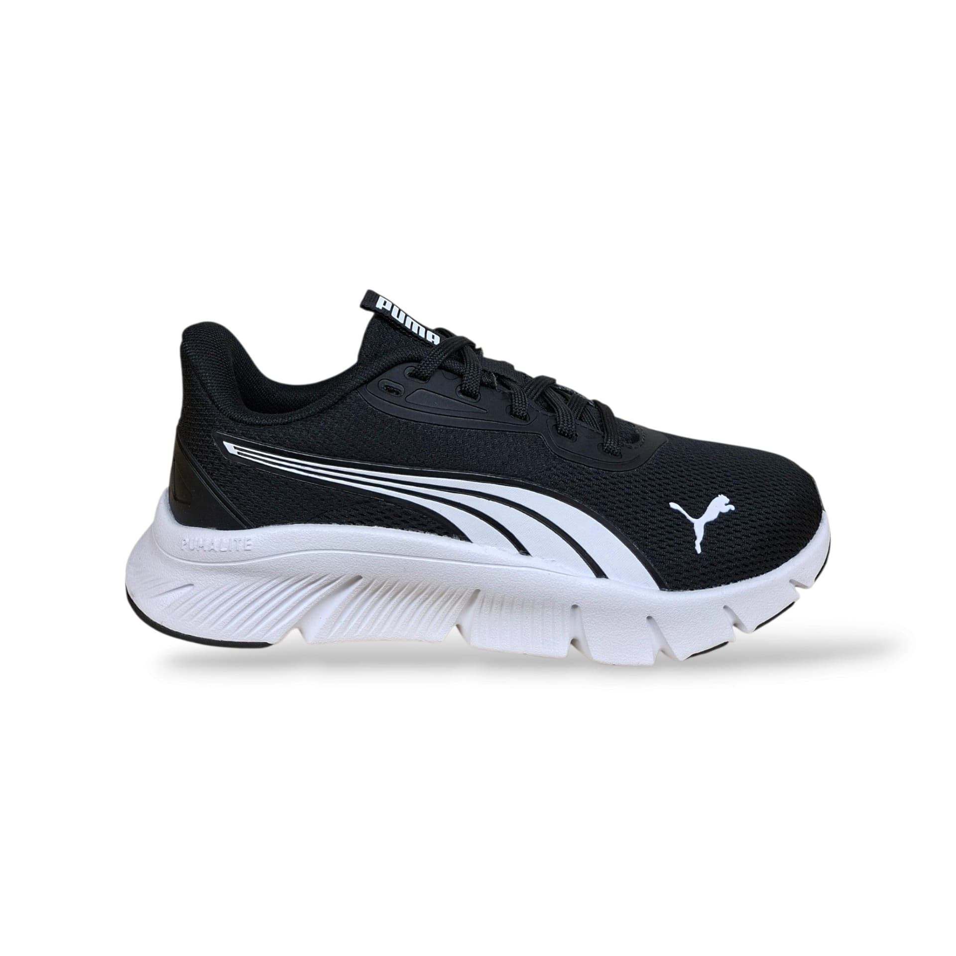 Puma Flex Focus 401517 Sneakers Ragazzi e Uomo Nero Bianco | Lacci Leggere Flessibili Training Sport Quotidiano | Taglie 36-39 | Scarpetteria Gica