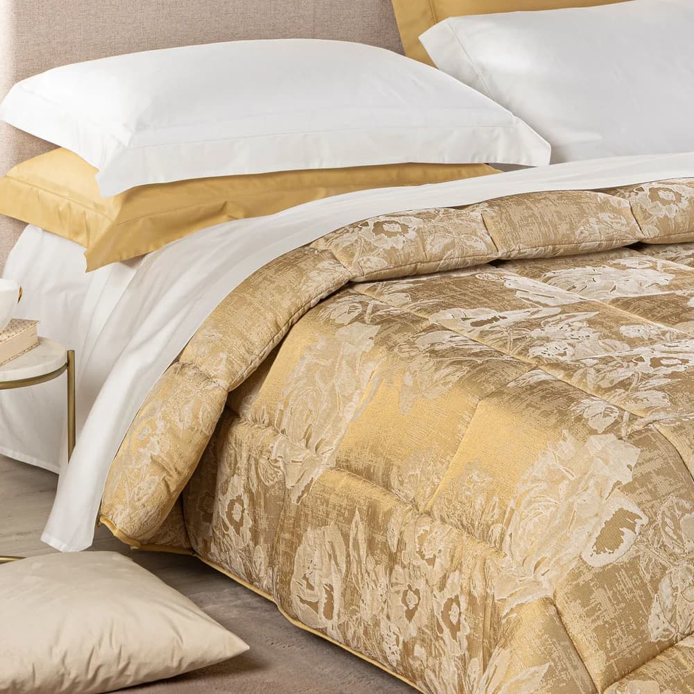 Trapunta Matrimoniale Caleffi Rosier Dreaming 265x265 in Raso Jacquard – 300 g/m² - 3