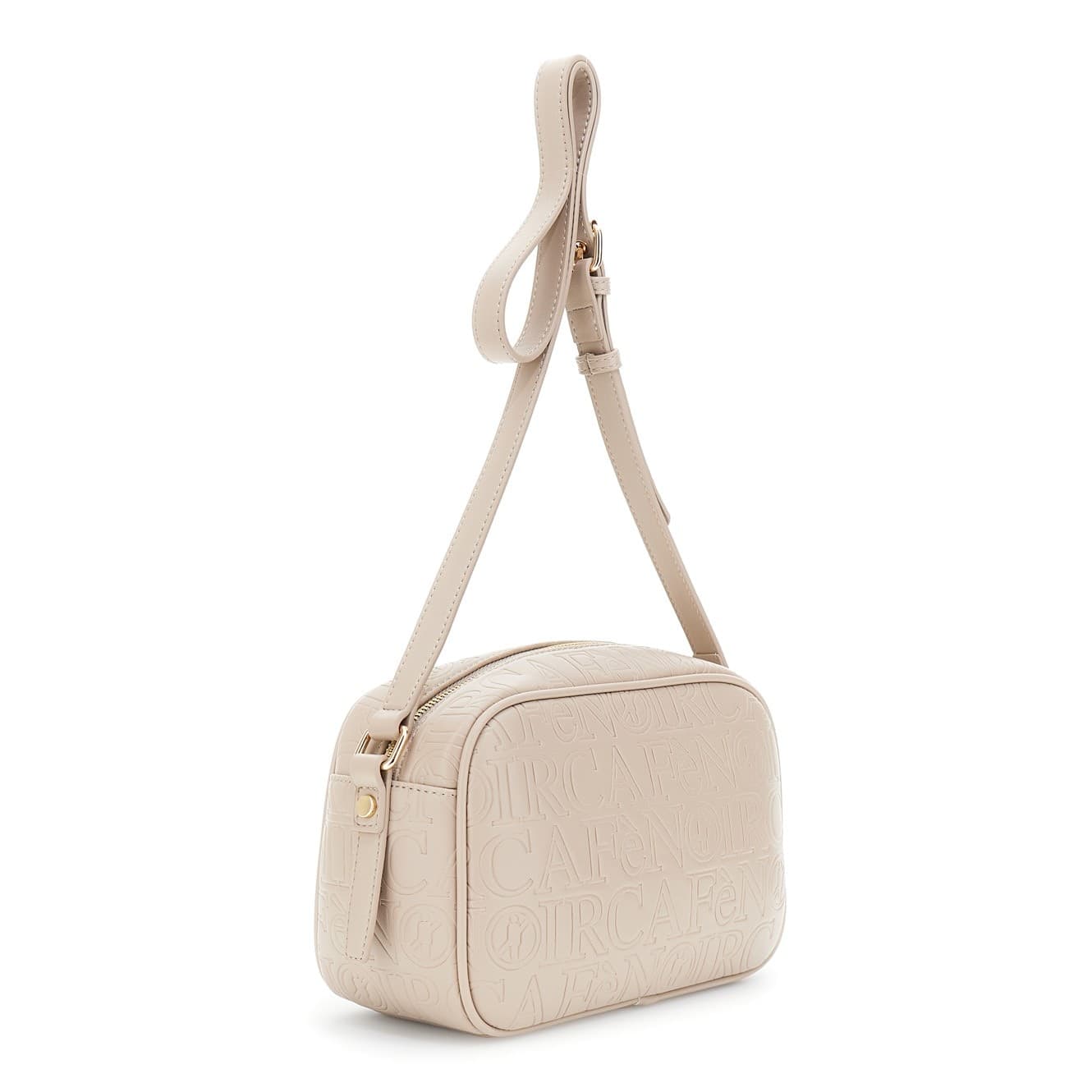 CAMERA BAG IN SINTETICO EFFETTO PELLE CON EMBOSSED ALL OVER LOGATO. - 2