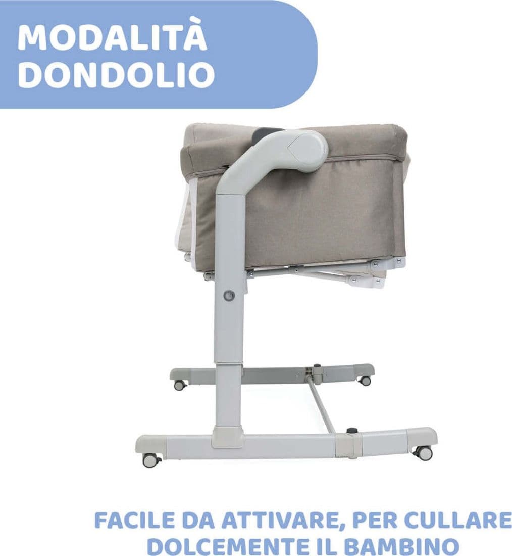 Culla Co-Sleeping Chicco Next2Me Magic Evo-Desert Taupe - 3