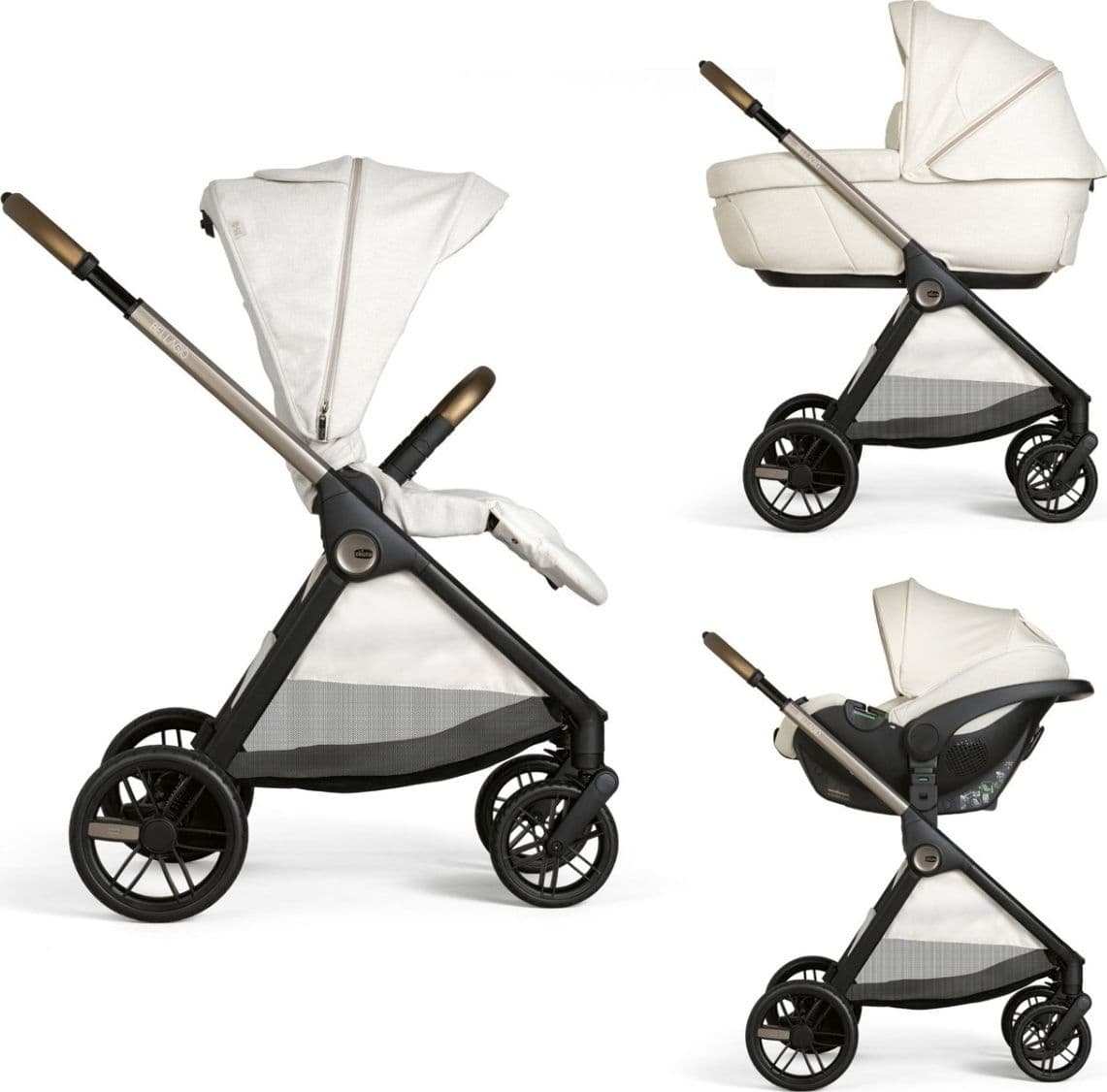 Trio Chicco Bellagio Gran Comfort + Stand Up Lullaglide Omaggio - Vari Colori - 2
