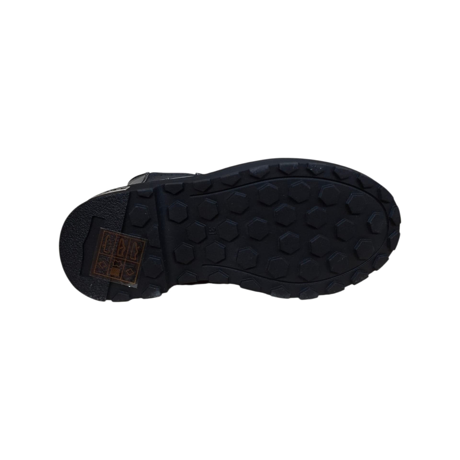 Cult Martin T-713 Stivaletto Biker Beatles Bambini e Ragazzi Nero | Pelle Zip Laterale Laccio Unisex Grintoso | Taglie 25-40 | Scarpetteria Gica - 5