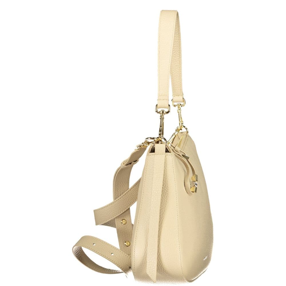 Coccinelle Beige Leather Women's Bag - 3