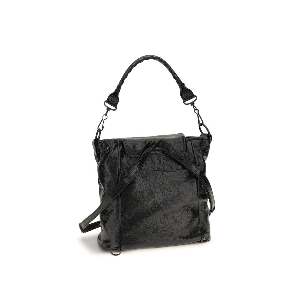 Balenciaga Black Lamb Ovis Aries Backpack - 3