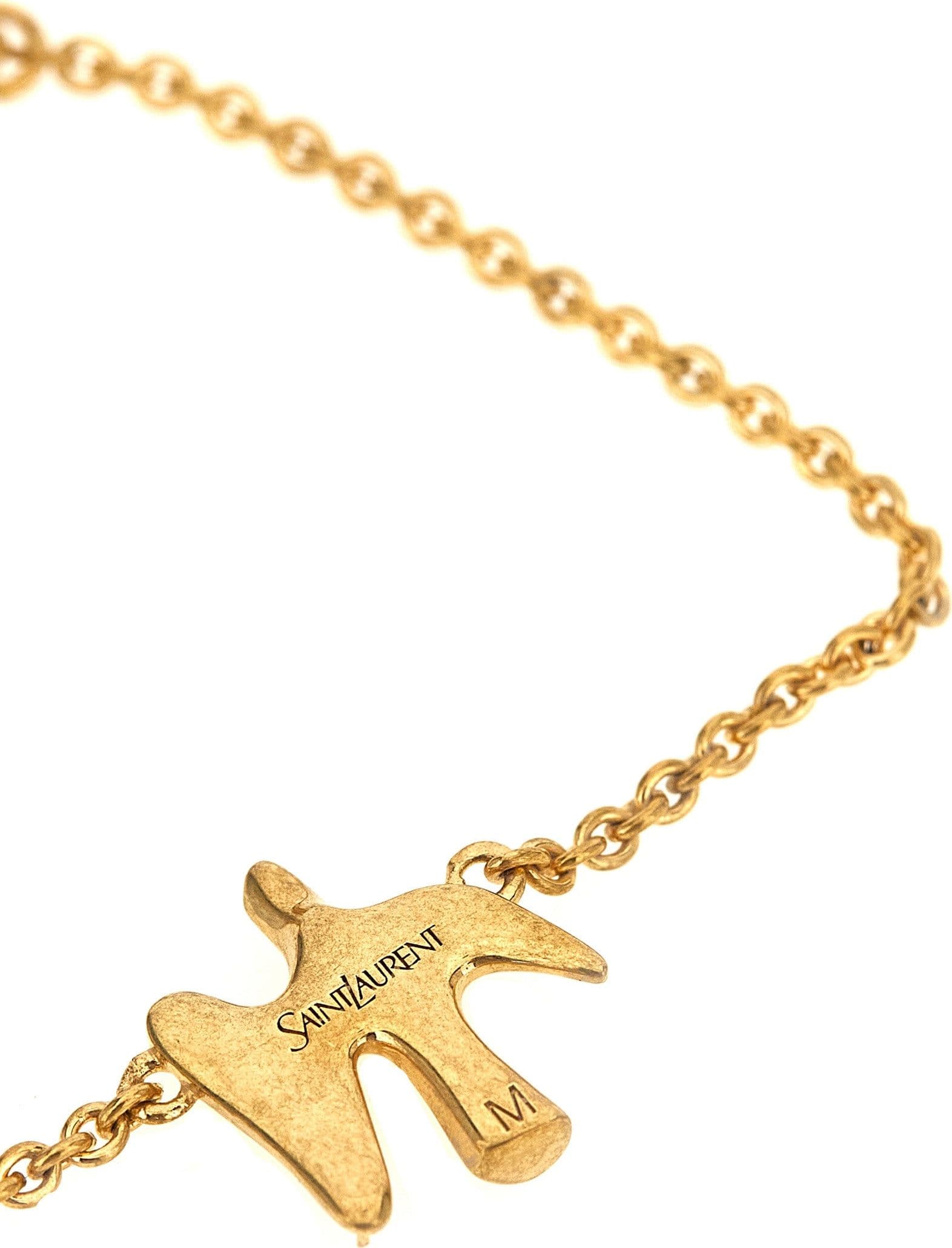 Saint Laurent Gold Brass Bracelet - 2