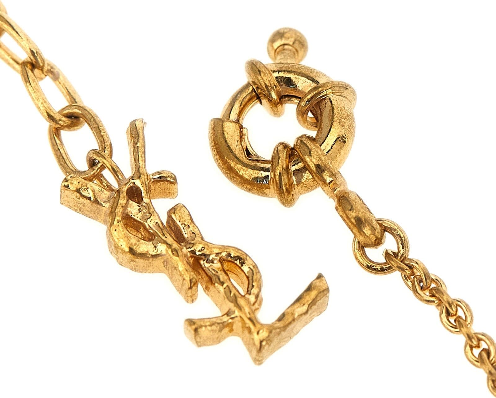 Saint Laurent Gold Brass Bracelet - 3
