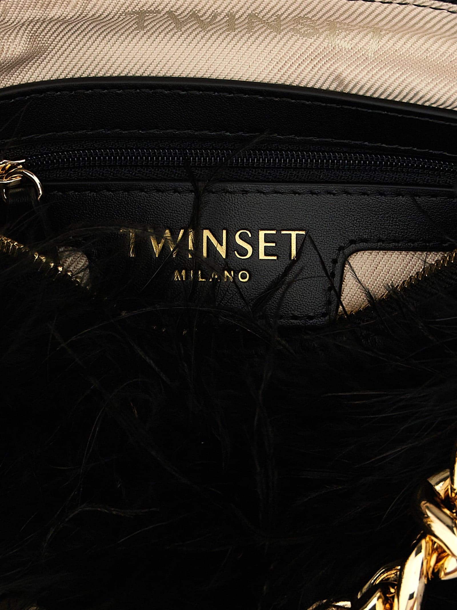 Twinset Black Polyester Clutch Bag - 4