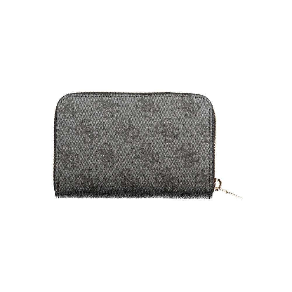 Guess Jeans Black Polyurethane Women Wallet - 2