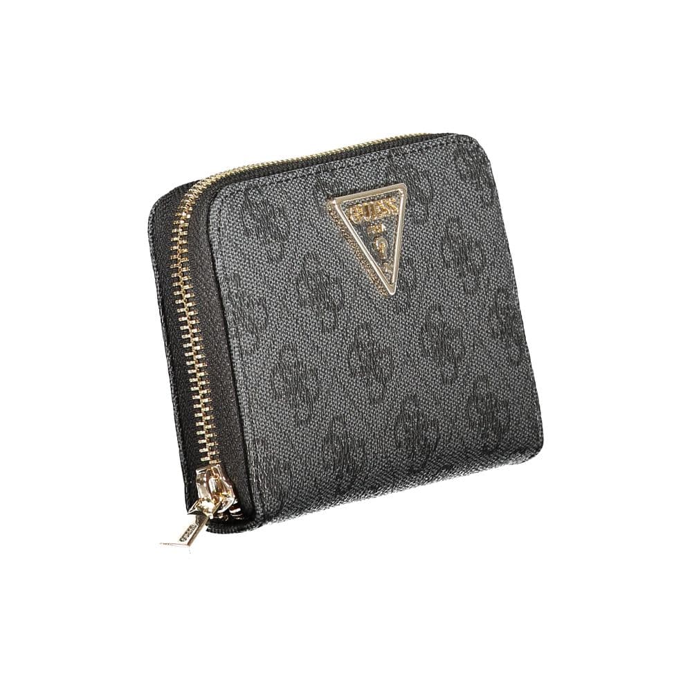 Guess Jeans Black Polyurethane Women Wallet - 3