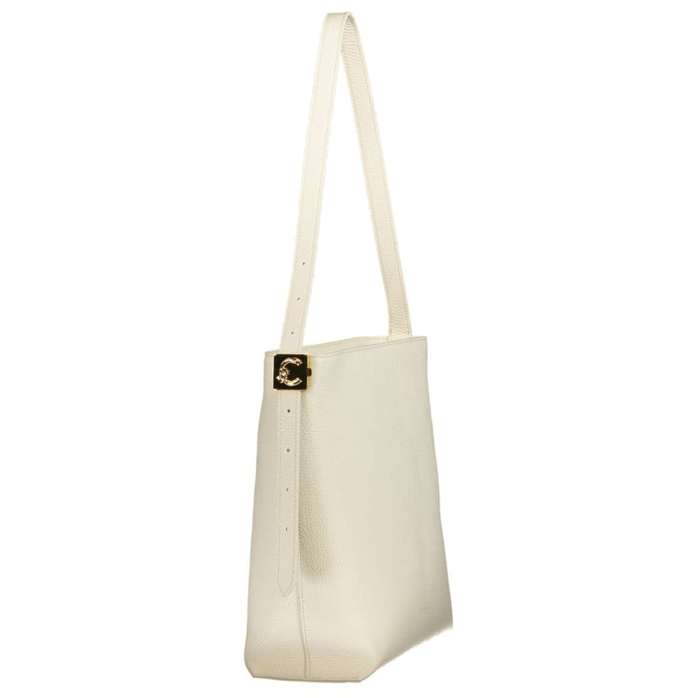 Coccinelle Bianco Leather Women's Bag - 3