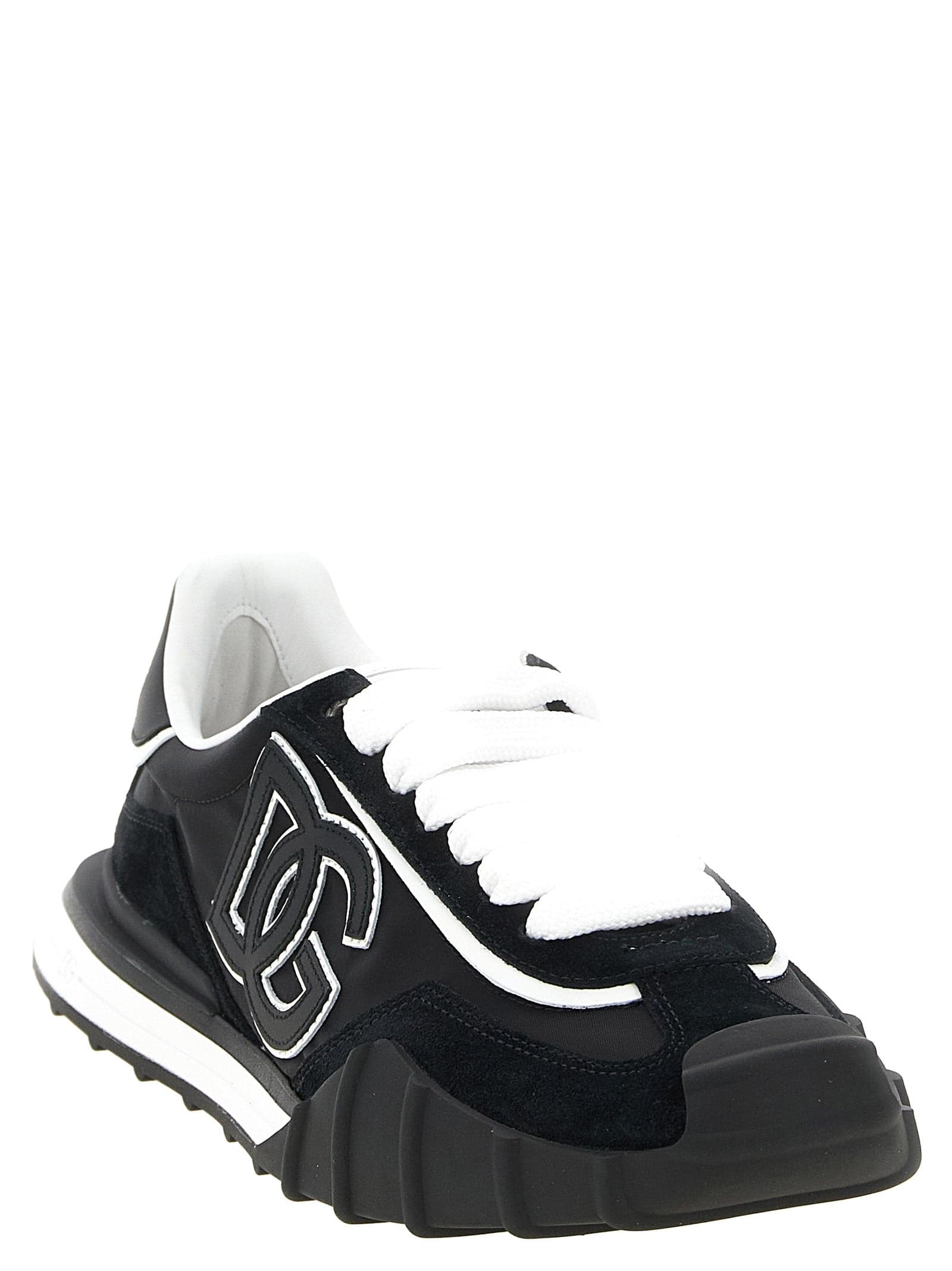 Dolce & Gabbana Black Polyamide Athletic Sneakers - 2
