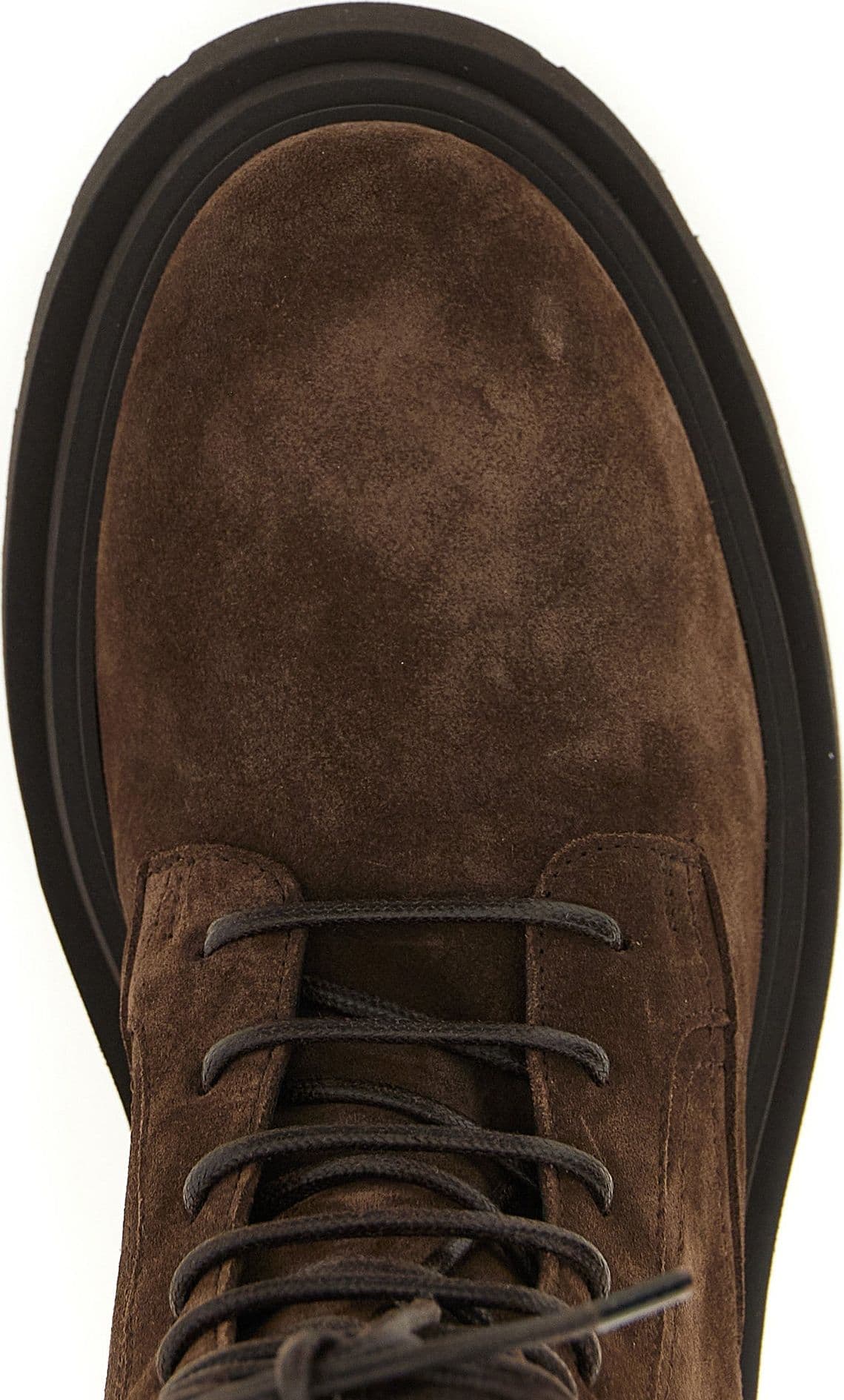 Brunello Cucinelli Brown Calfskin Lace-Up Boots - 4