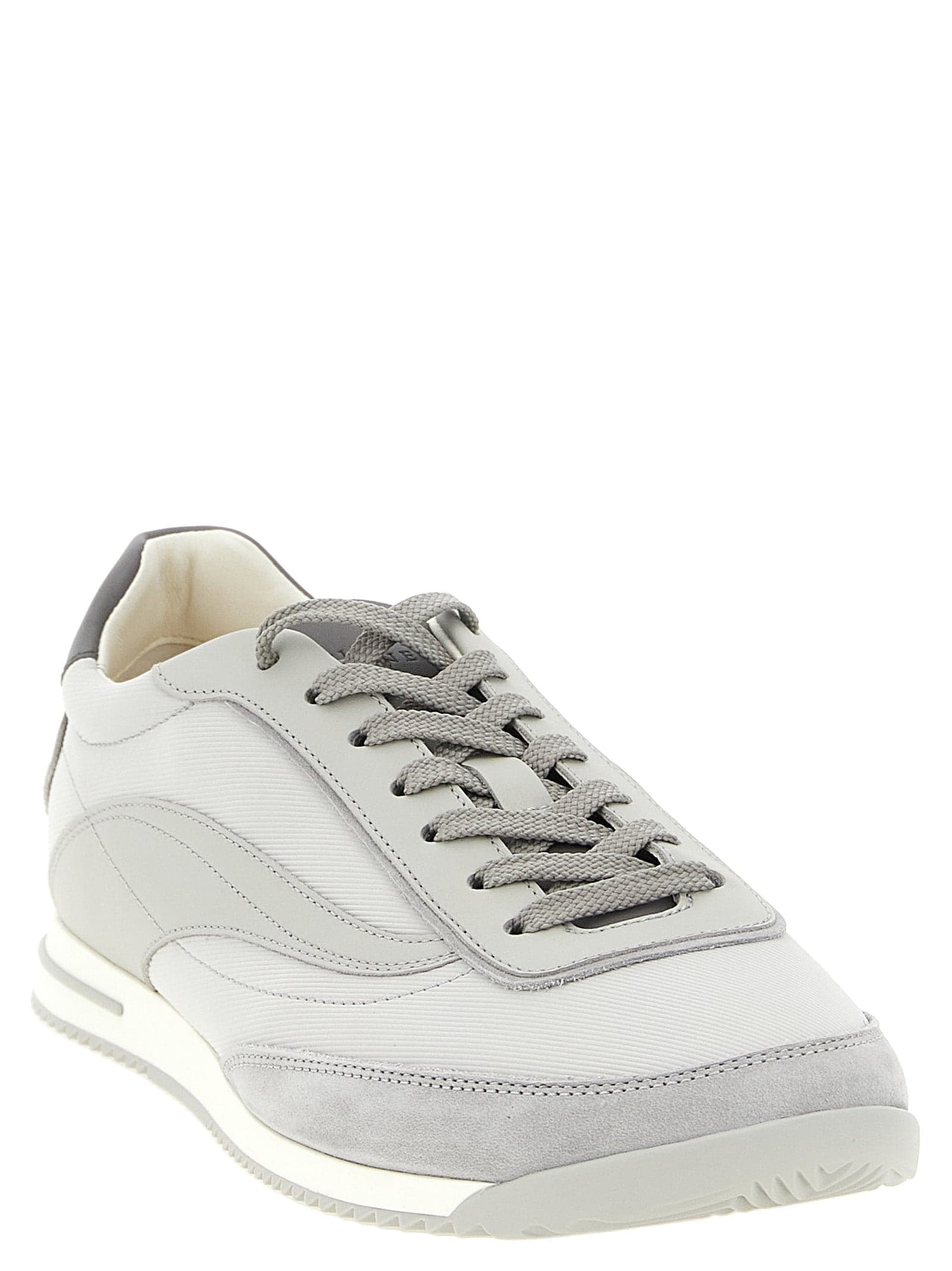 Brunello Cucinelli Gray Polyethylene Low Top Sneakers - 2