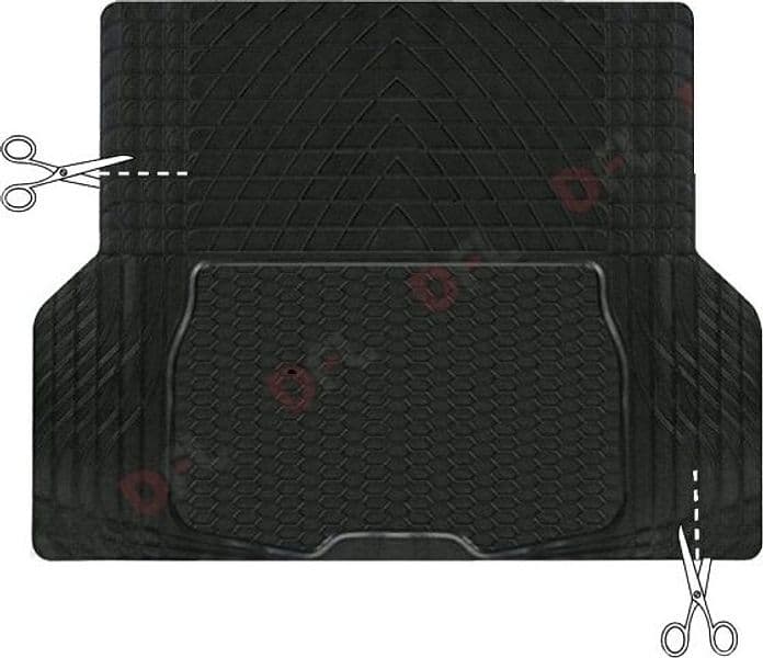 tappeto vasca per baule   automobile  in  gomma ritagliabile  137x108. - 2
