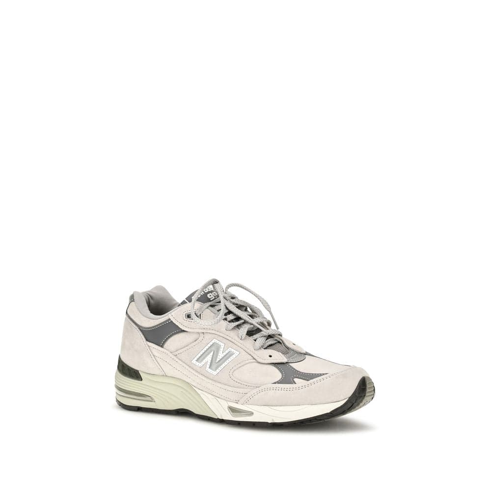 New Balance Gray Suede Leather Athletic Sneakers - 2