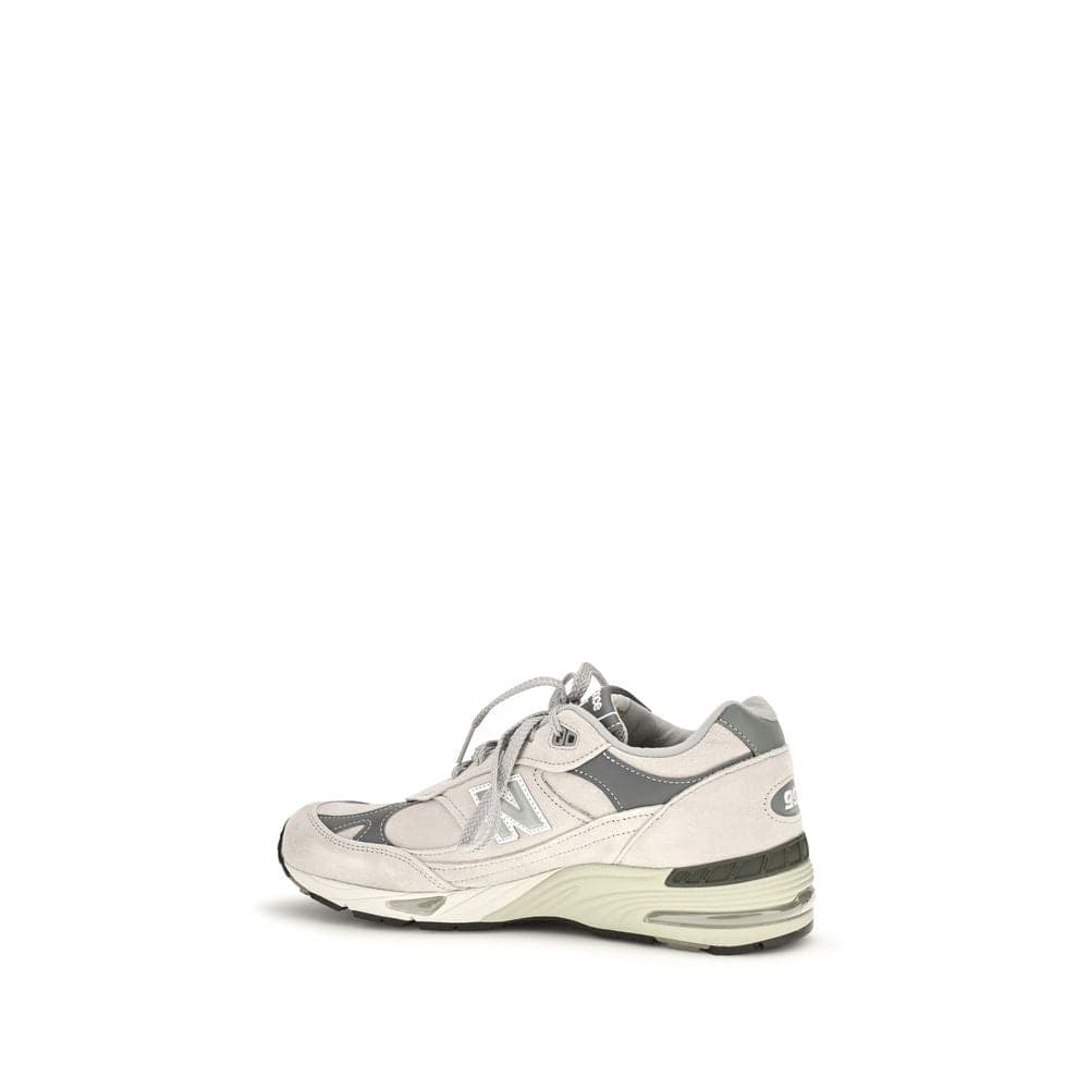 New Balance Gray Suede Leather Athletic Sneakers - 3