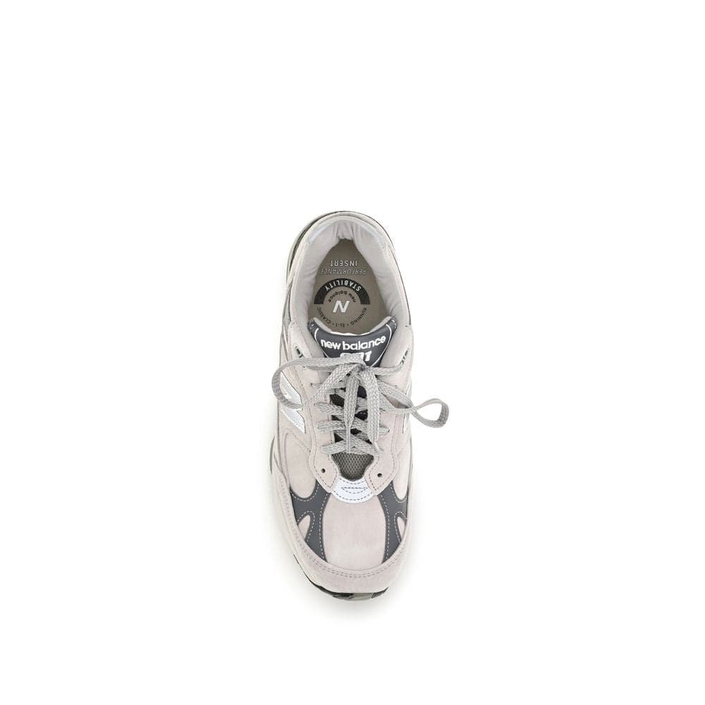 New Balance Gray Suede Leather Athletic Sneakers - 4