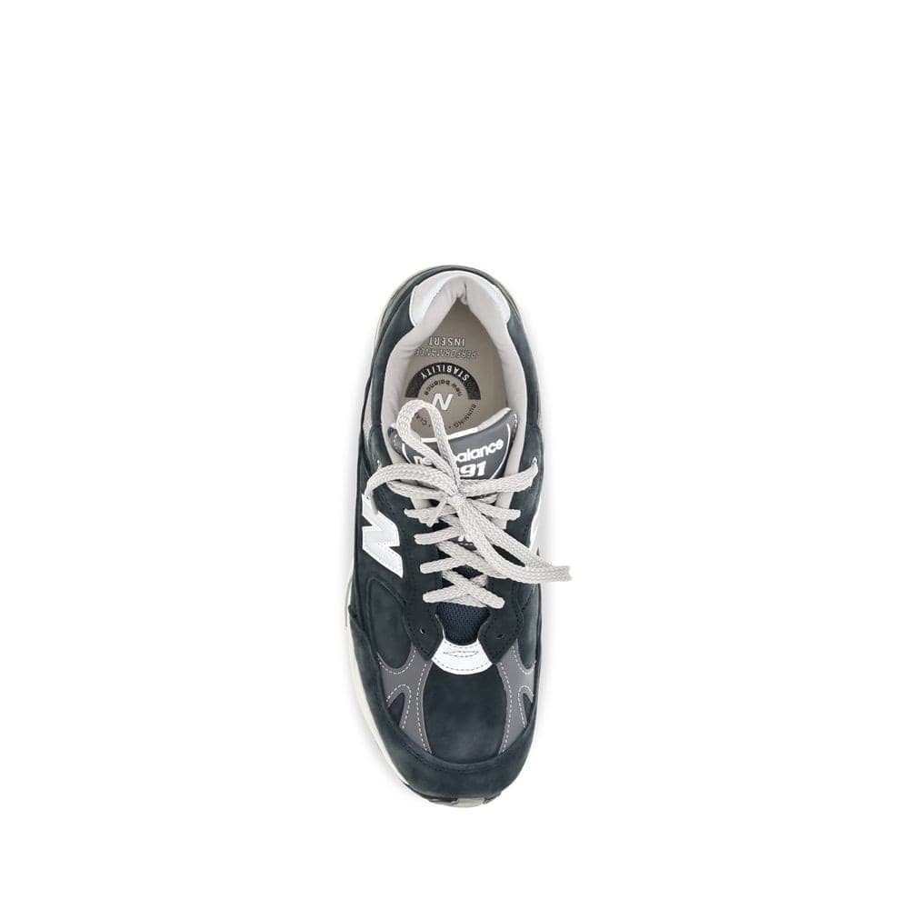 New Balance Blue Suede Leather Athletic Sneakers - 4