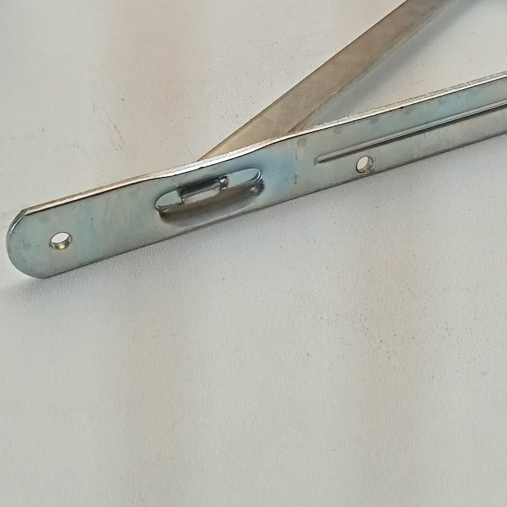 Reggimensola Obelix da 30cm con saetta di rinforzo + fissaggi, staffa zincata pesante tipo cantina - 5