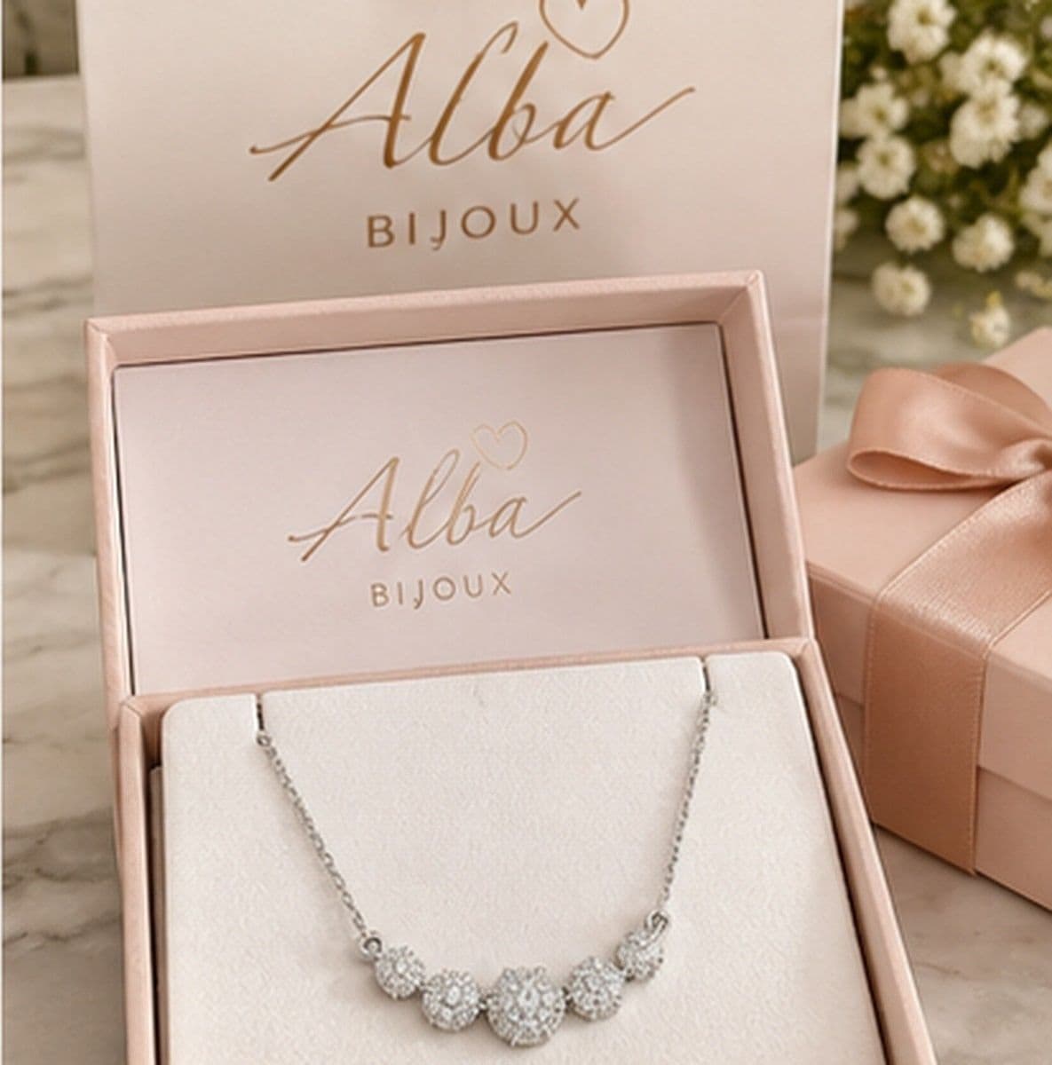 Alba Bijoux - Collana Cinque Luci - 4