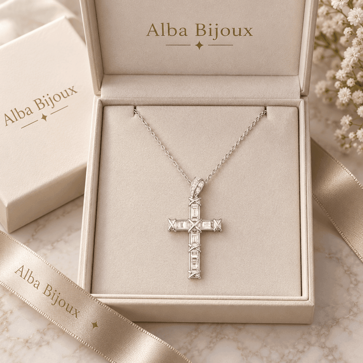 Alba Bijoux – Collana Croce Icona - 3