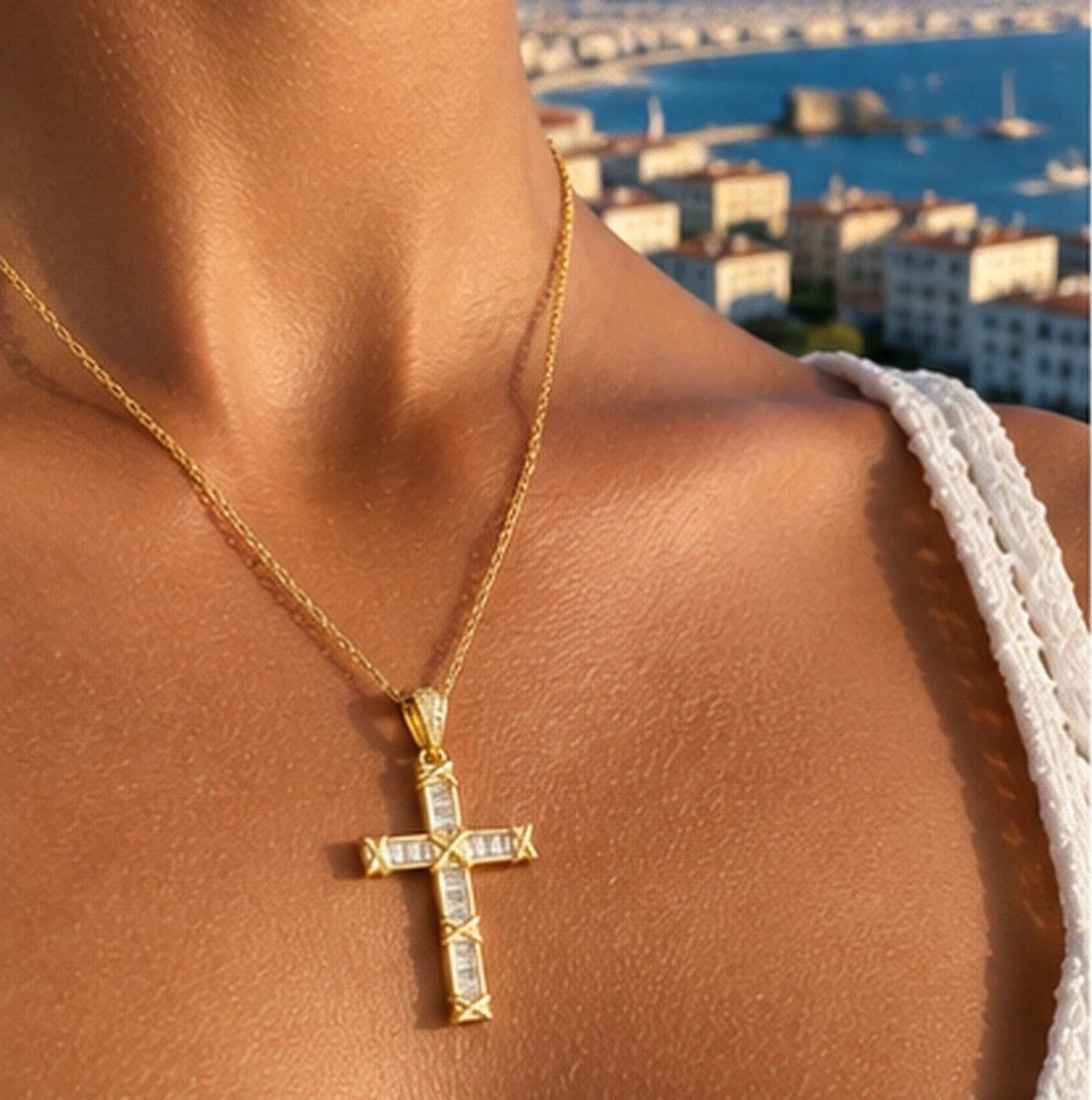 Alba Bijoux – Collana Croce Icona - 9