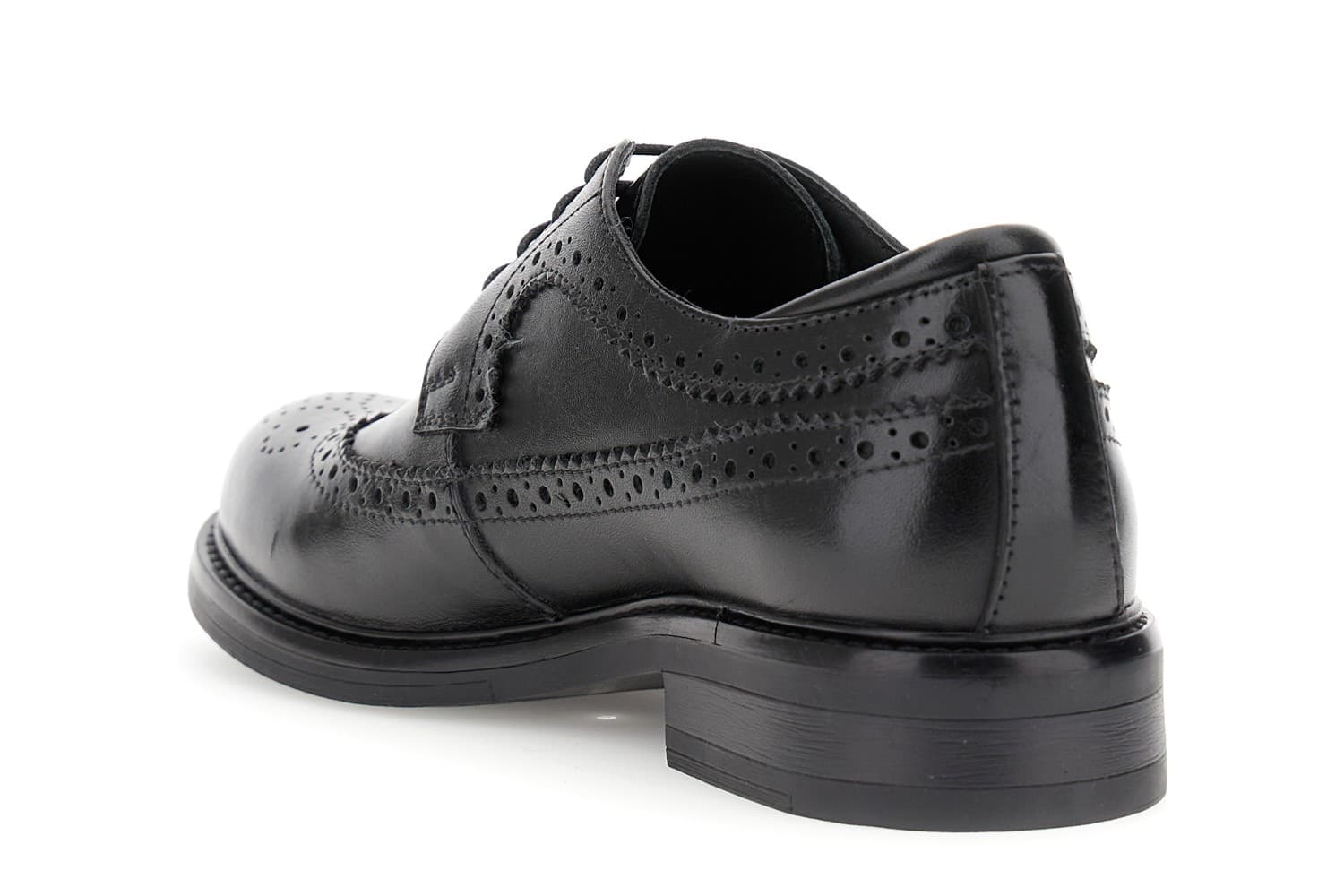 DERBY IN PELLE ALLACCIATO STILE OXFORD - 5
