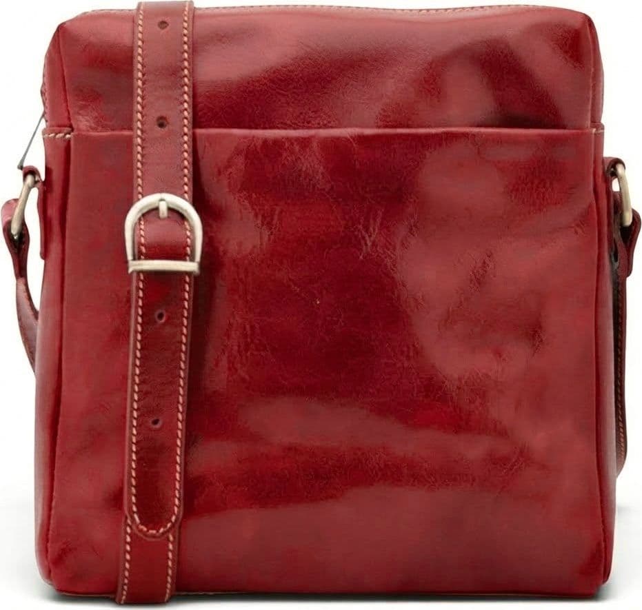 Modarno Borsa Uomo a tracolla in vera pelle Bovina 25x6x26 cm - 10