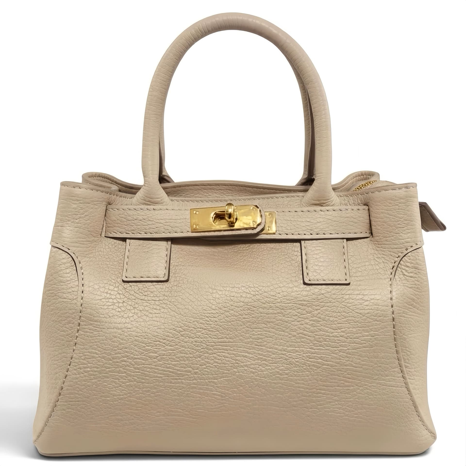 Modarno Borsa donna a mano e tracolla "Mia" in vera pelle 26x14x18 cm - 13
