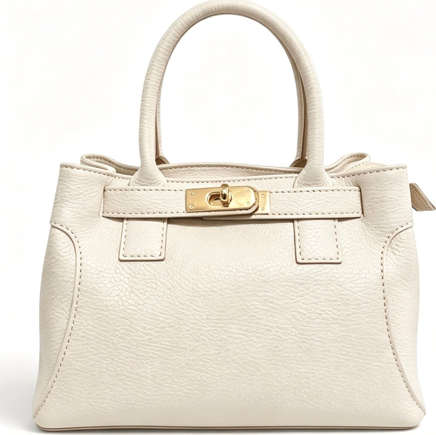 Modarno Borsa donna a mano e tracolla "Mia" in vera pelle 26x14x18 cm - 14