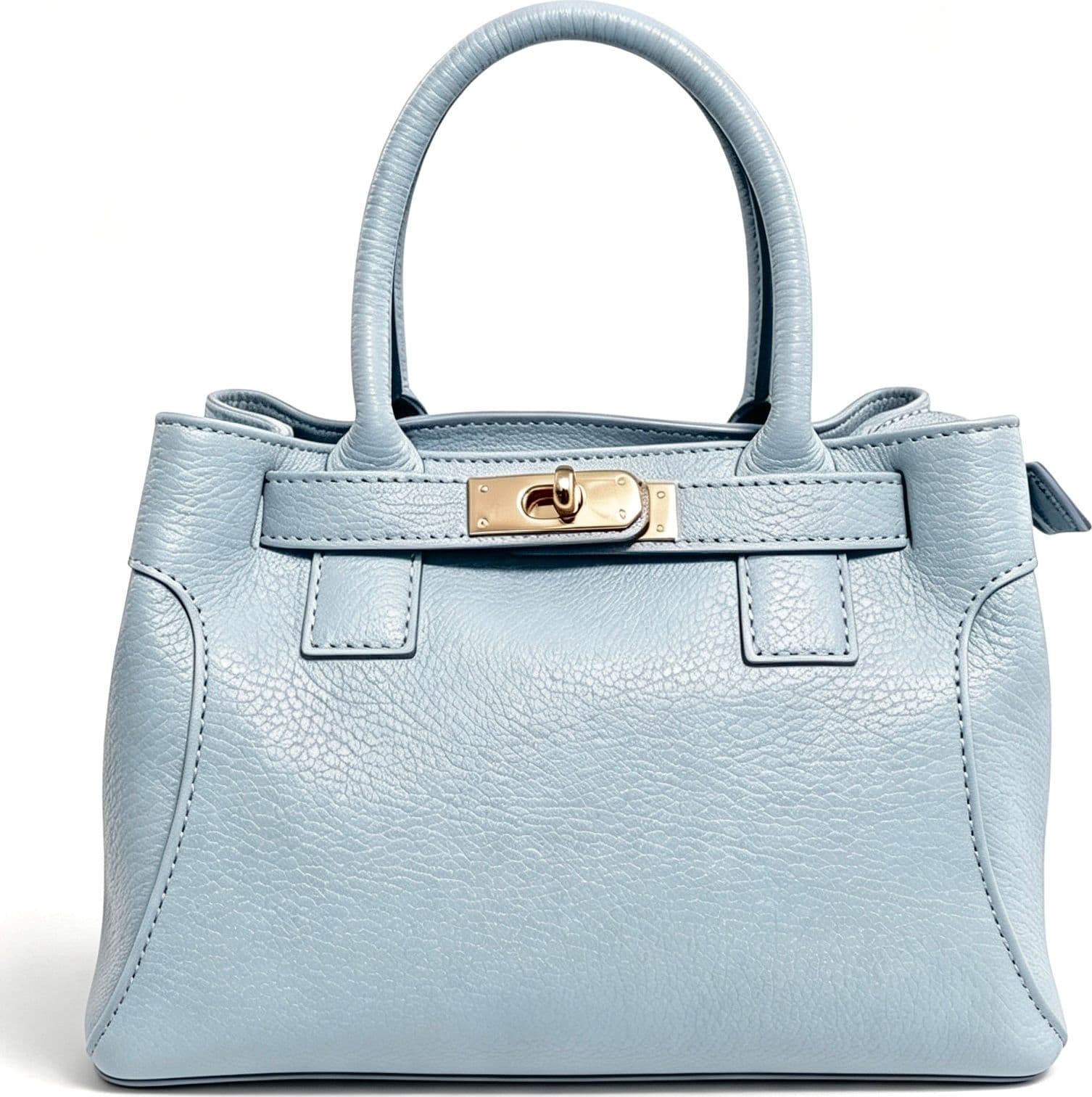 Modarno Borsa donna a mano e tracolla "Mia" in vera pelle 26x14x18 cm - 20