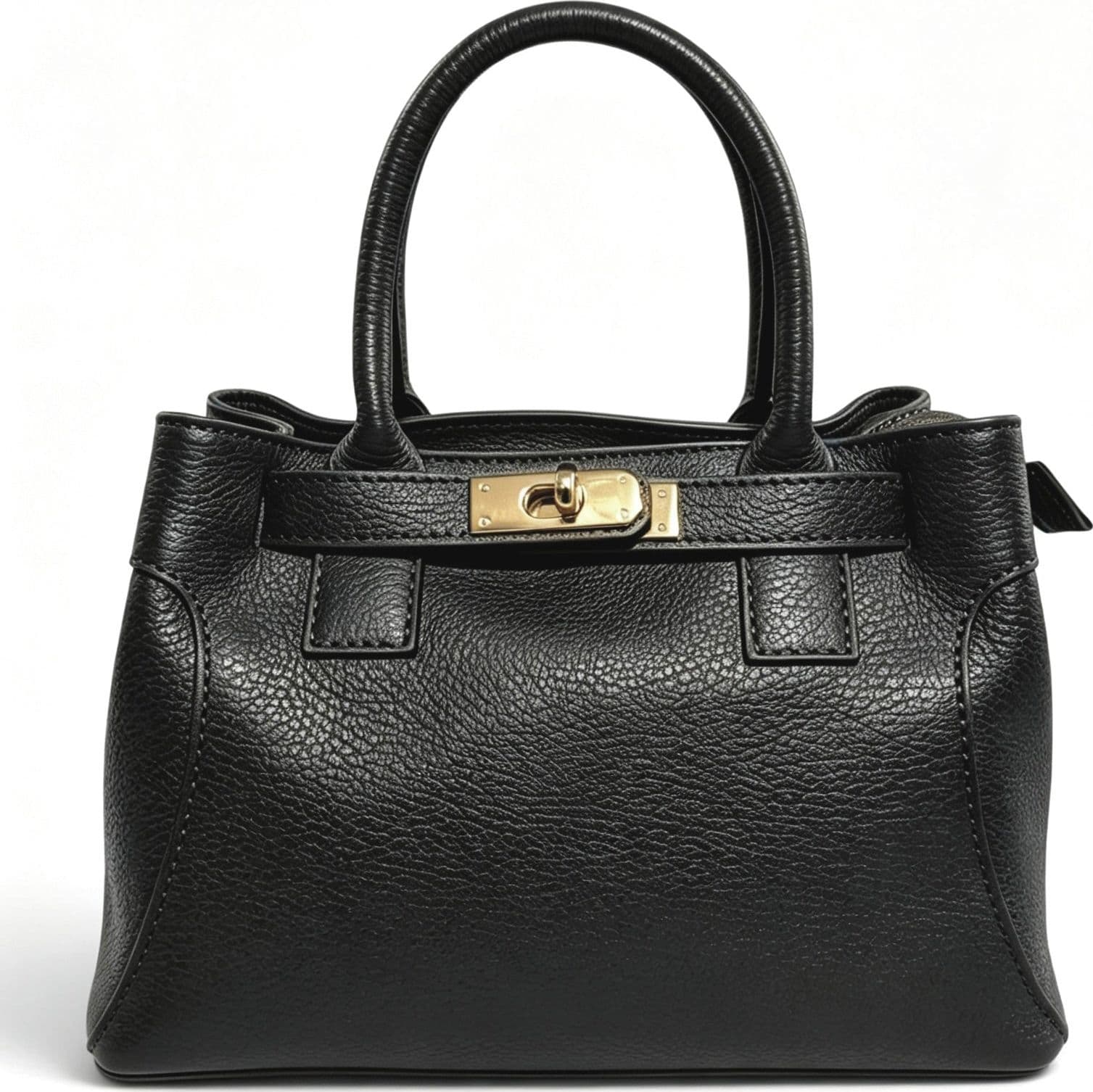 Modarno Borsa donna a mano e tracolla "Mia" in vera pelle 26x14x18 cm - 8